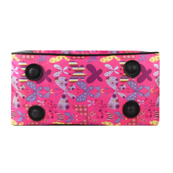 Allwyn Printed Duffle Pink Butterfly Bag - Image 4