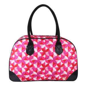 Chekker Duffle Bag Pink