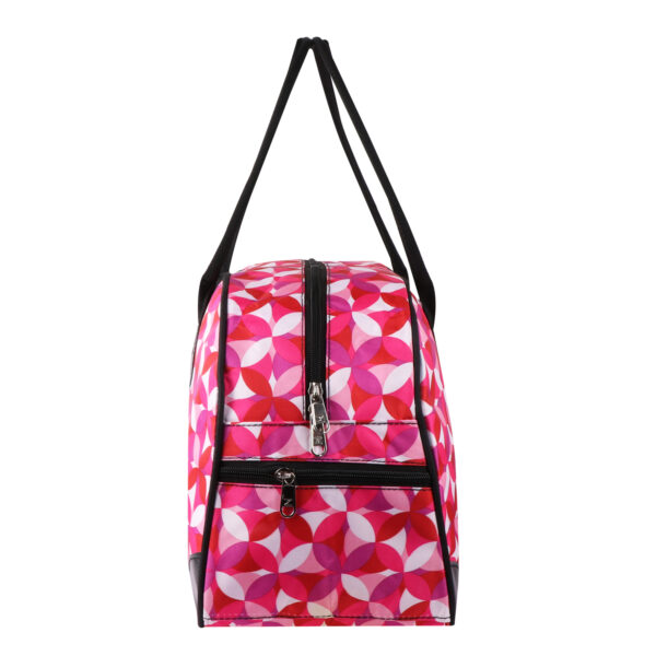 Chekker Duffle Bag Pink - Image 3