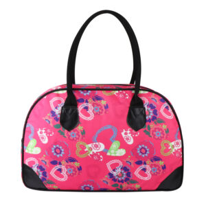 Duffle Pink Hearting Bag