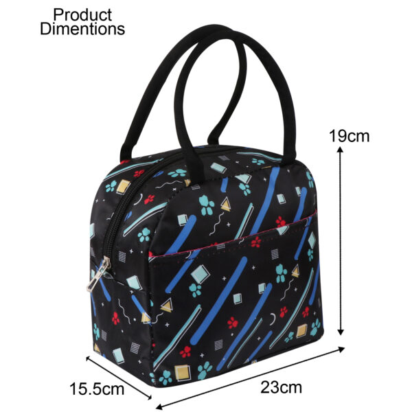 Insulated Lunch Bag Black - Image 2