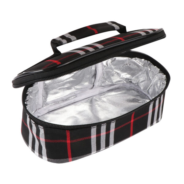 Printed Rexine Capsule Lunch Bag - Image 4