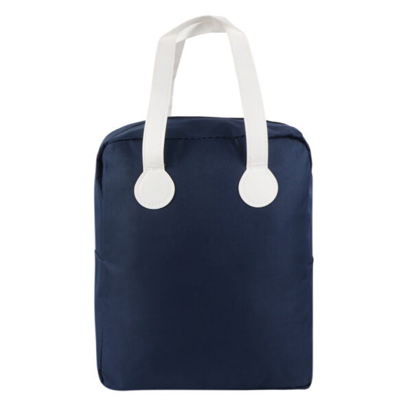 Smiley Face Handbag Dark Blue - Image 4