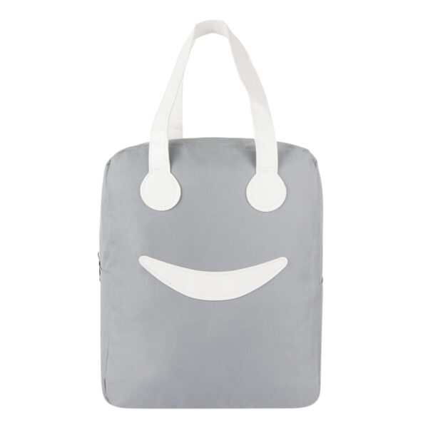 Smiley Face Handbag Grey