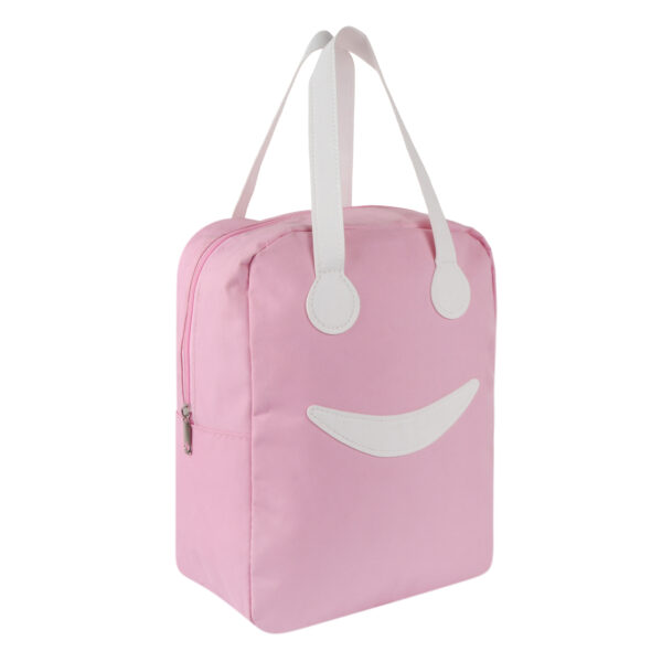 Smiley Face Handbag Pink - Image 2
