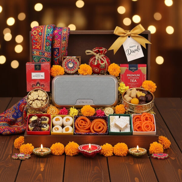Exclusive Diwali Hamper – Bluetooth Speaker & Festive Treats