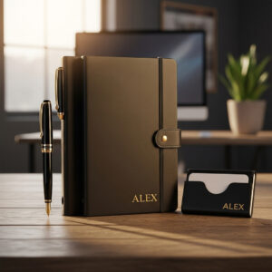 Personalized 3-in-1 Office Gift Set – Custom Name Edition